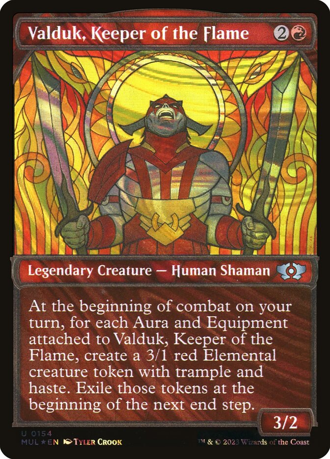 Valduk, Keeper of the Flame (Halo Foil)