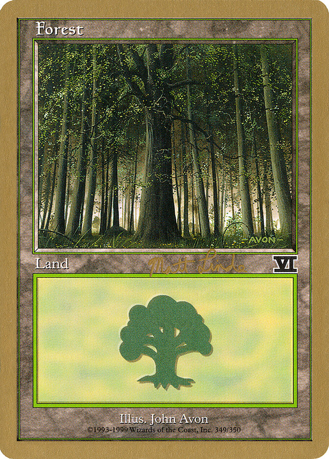 Forest (349) - 1999 Matt Linde (6ED)