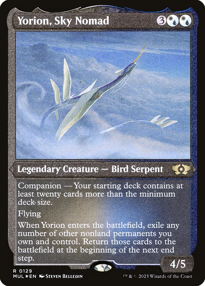 Yorion, Sky Nomad (Foil Etched)