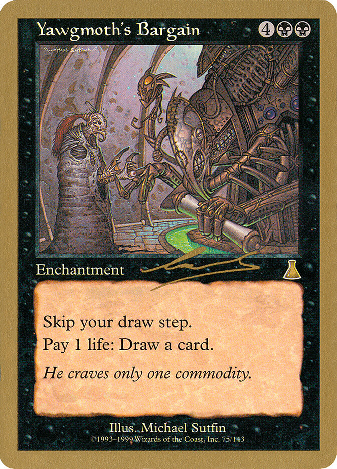 Yawgmoth's Bargain - 2000 Nicolas Labarre (UDS)
