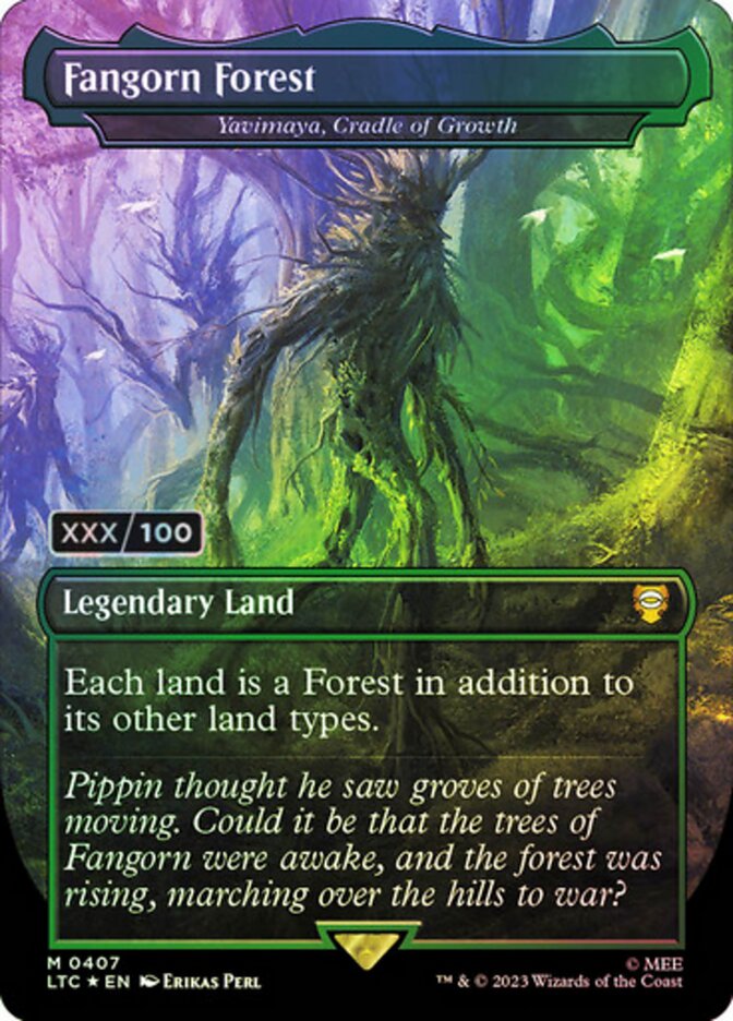 Fangorn Forest - Yavimaya, Cradle of Growth (Serial Numbered)