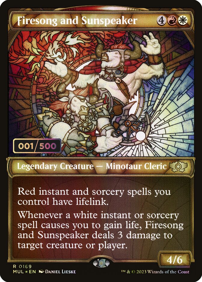 Firesong and Sunspeaker (Serial Numbered)