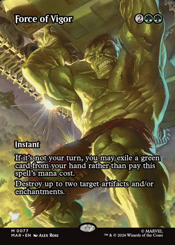Force of Vigor (Borderless) - Magic: The Gathering