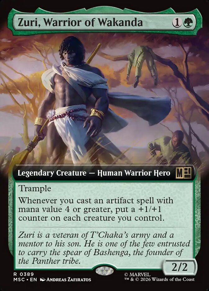 Zuri, Warrior of Wakanda (Extended Art)