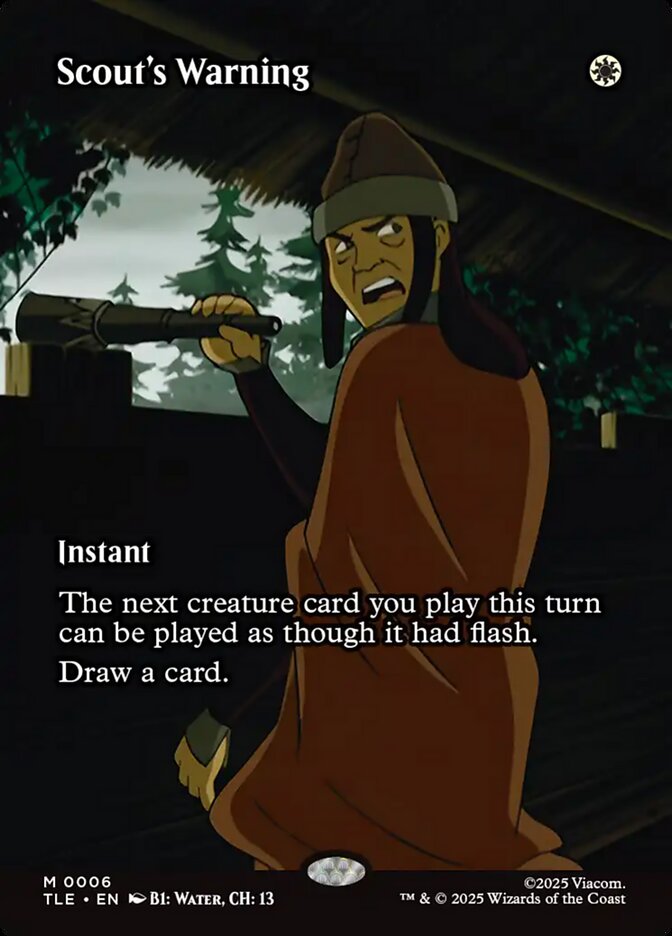 Scout's Warning (Borderless)