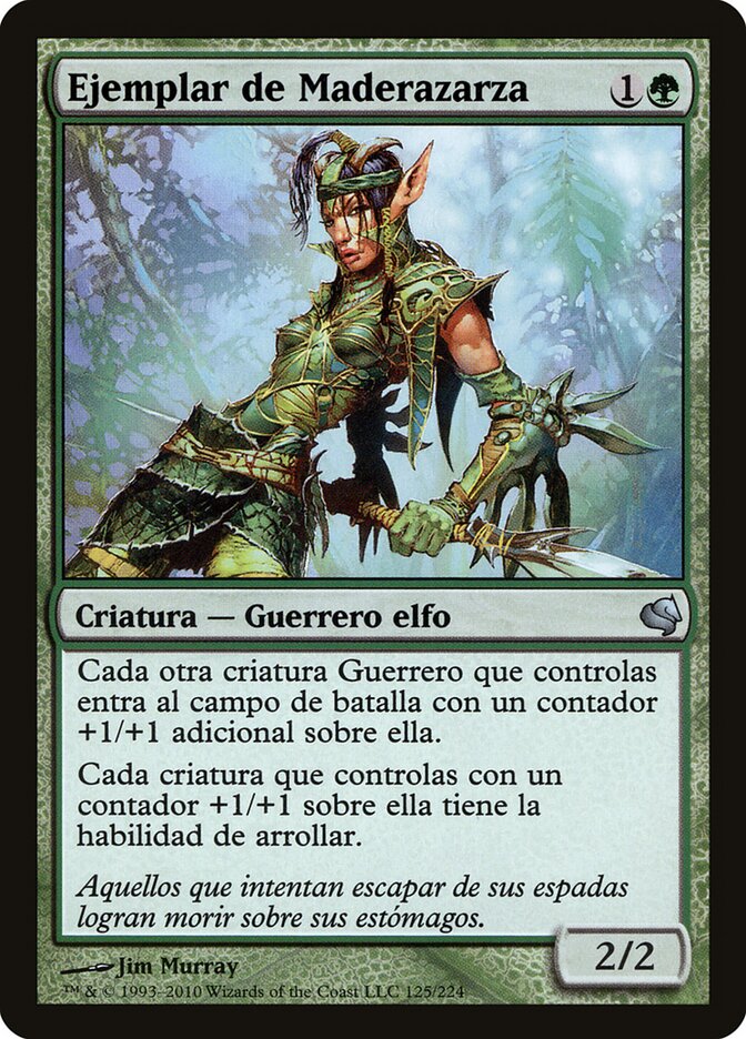 Bramblewood Paragon (Spanish) - "Ejemplar de Maderazarza"