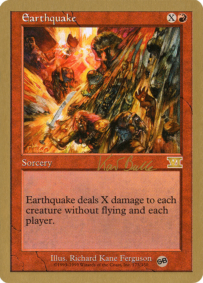 Earthquake - 1999 Kai Budde (6ED) (SB)