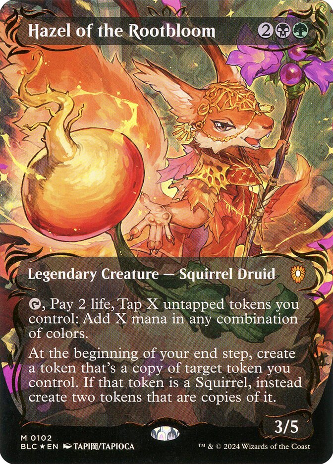 Hazel of the Rootbloom (Borderless) (Raised Foil)