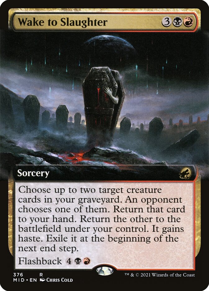 Wake to Slaughter (Extended Art)