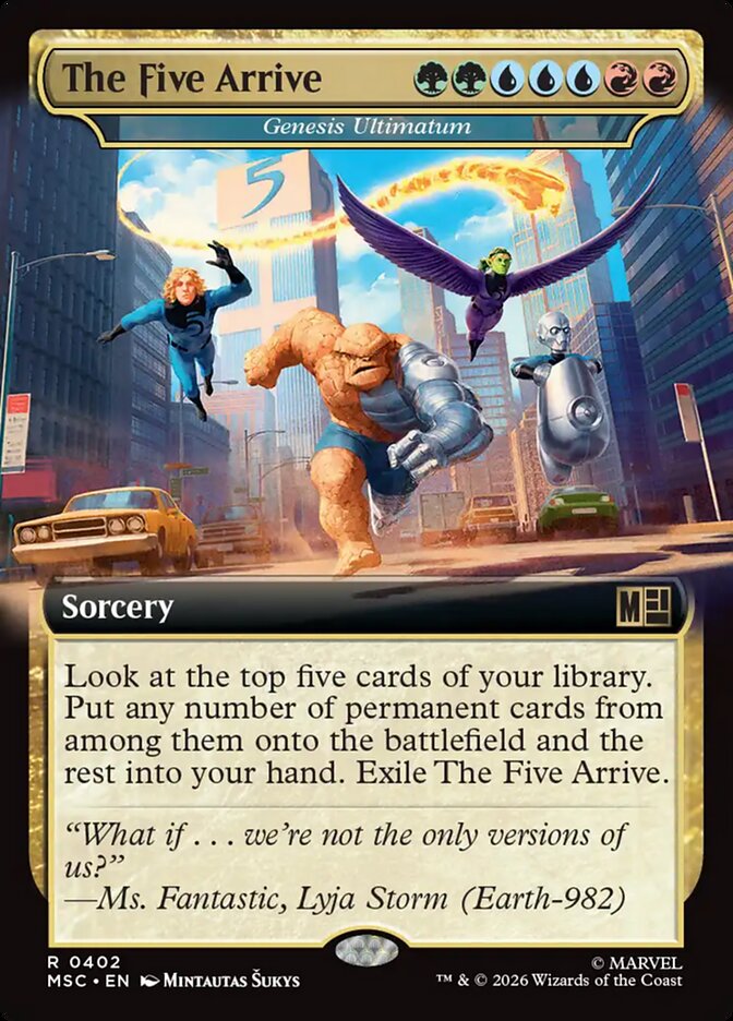 The Five Arrive - Genesis Ultimatum (Extended Art)