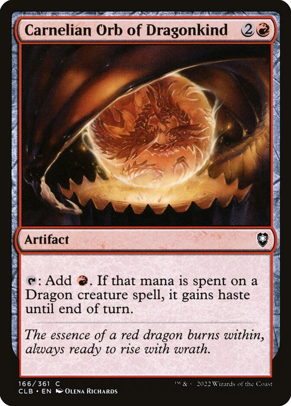 Carnelian Orb of Dragonkind - Magic: The Gathering