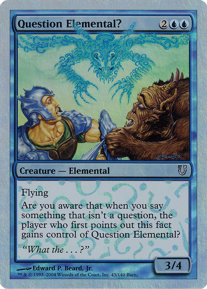 Question Elemental? (Alternate Foil)