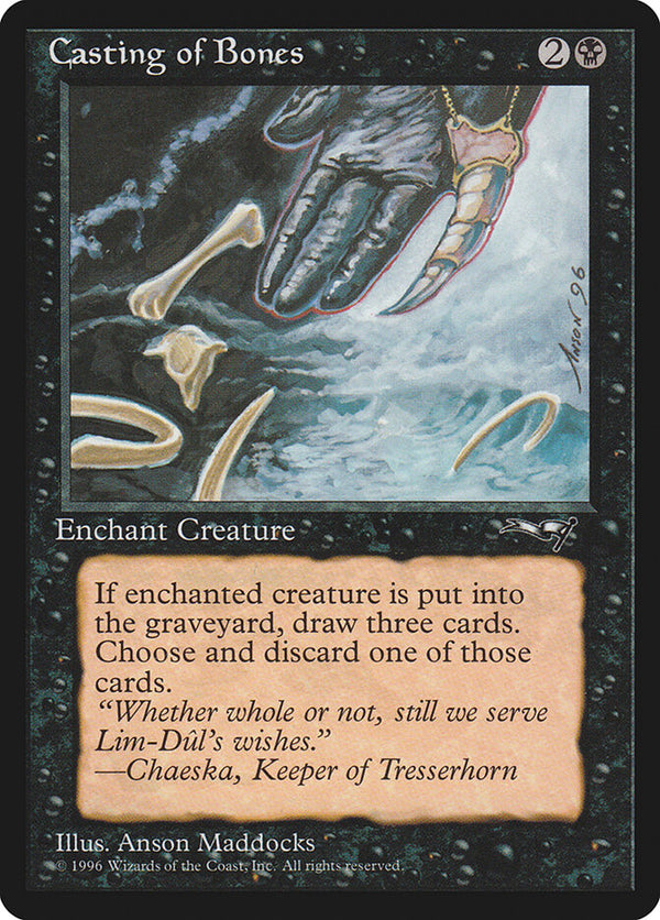 Casting of Bones - Magic: The Gathering