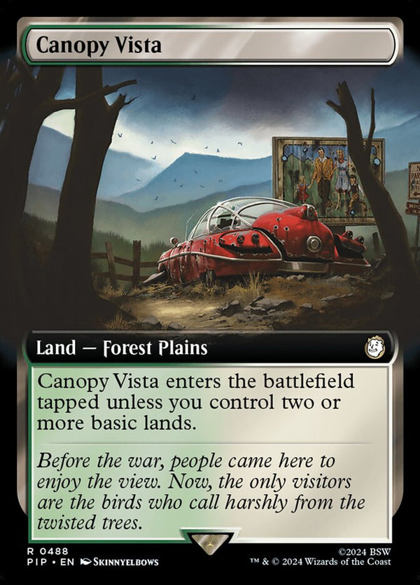 Canopy Vista (Extended Art) - Magic: The Gathering