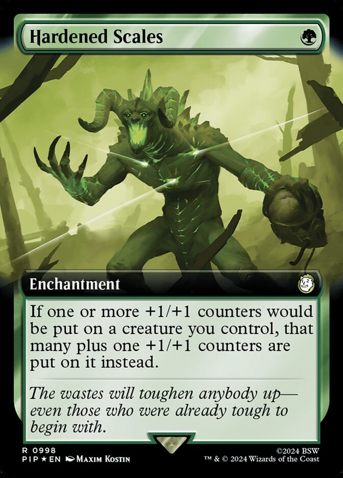 Hardened Scales (Extended Art) (Surge Foil)