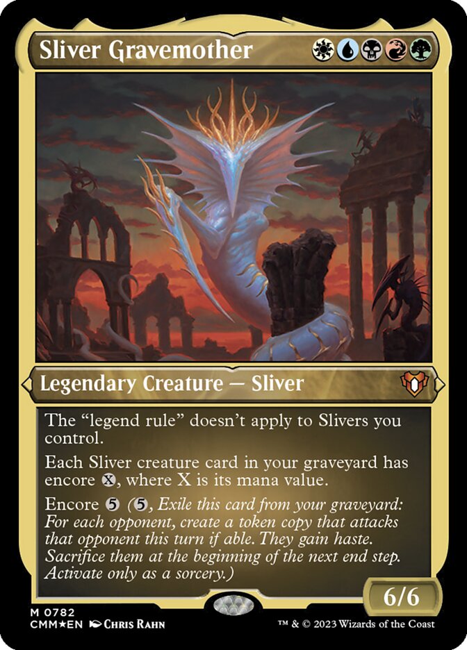 Sliver Gravemother (Display Commander) (Foil Etched) - Thick Stock