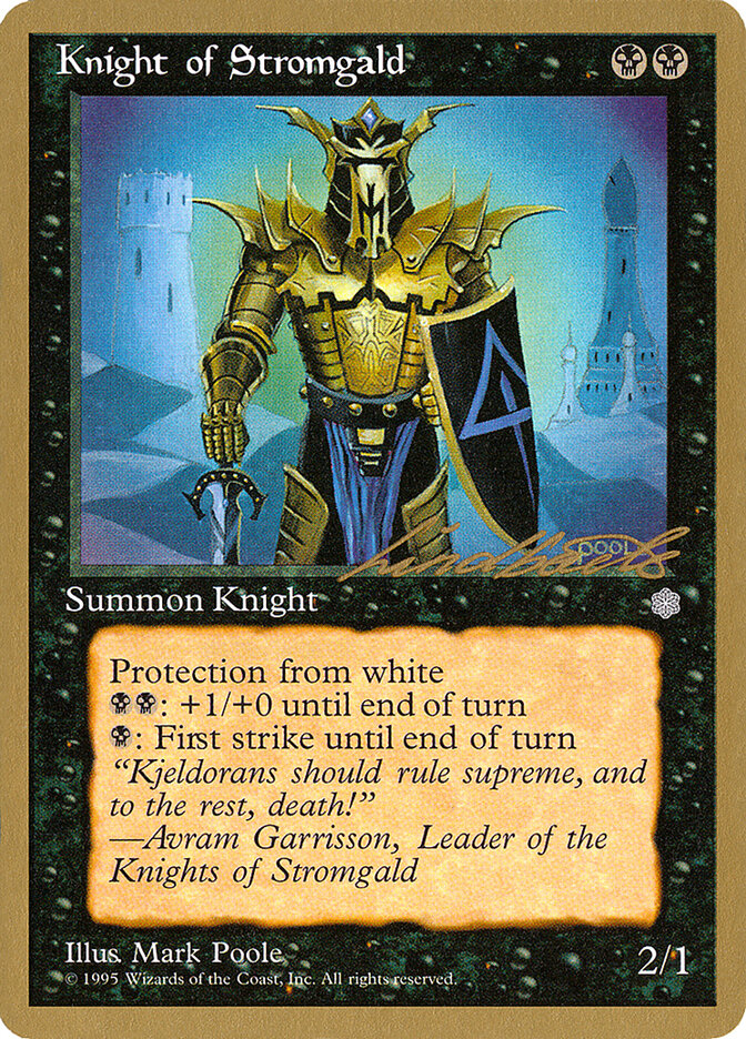 Knight of Stromgald - 1996 Leon Lindback (ICE)