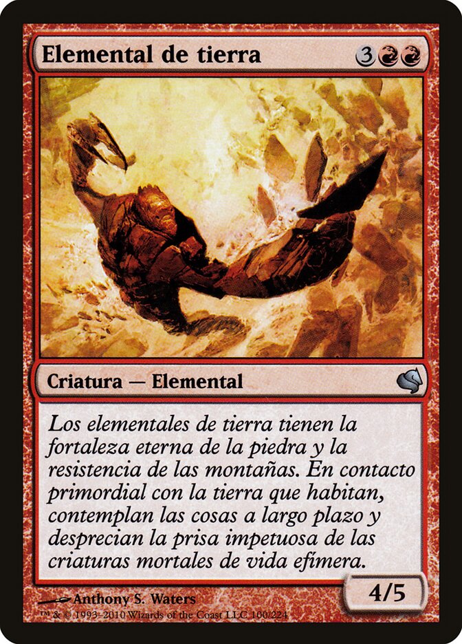 Earth Elemental (Spanish) - "Elemental de tierra"