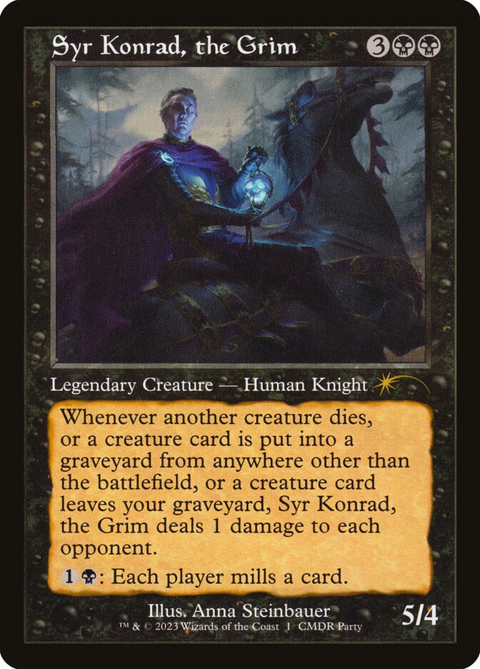 Syr Konrad, the Grim (Retro Frame)