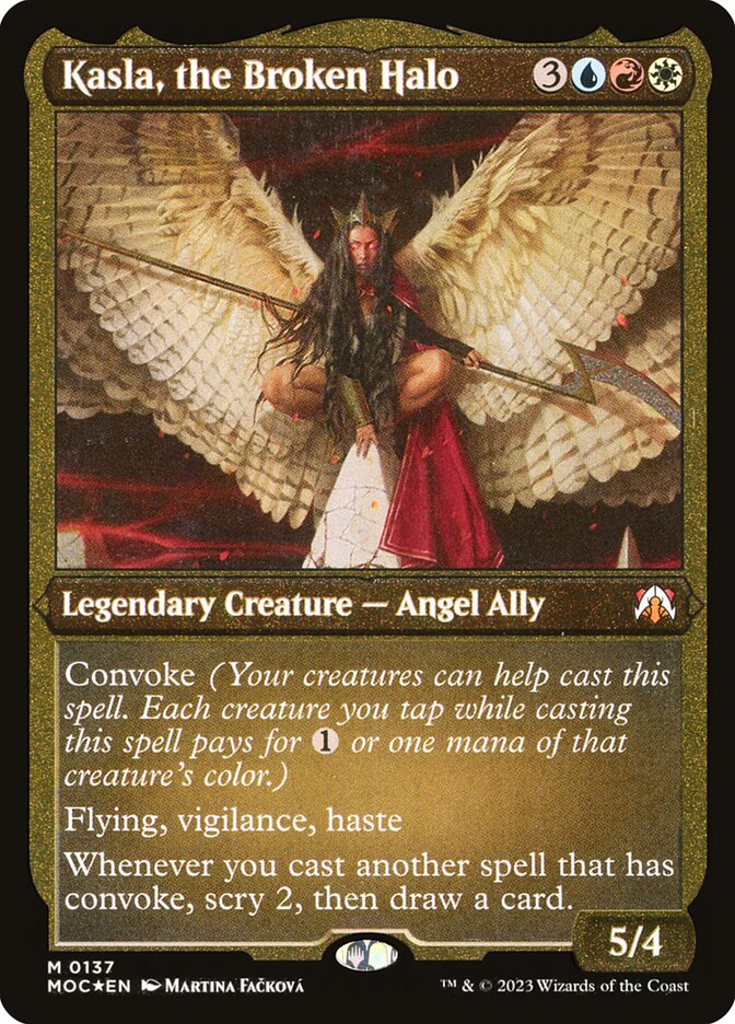 Kasla, the Broken Halo (Display Commander) - Thick Stock