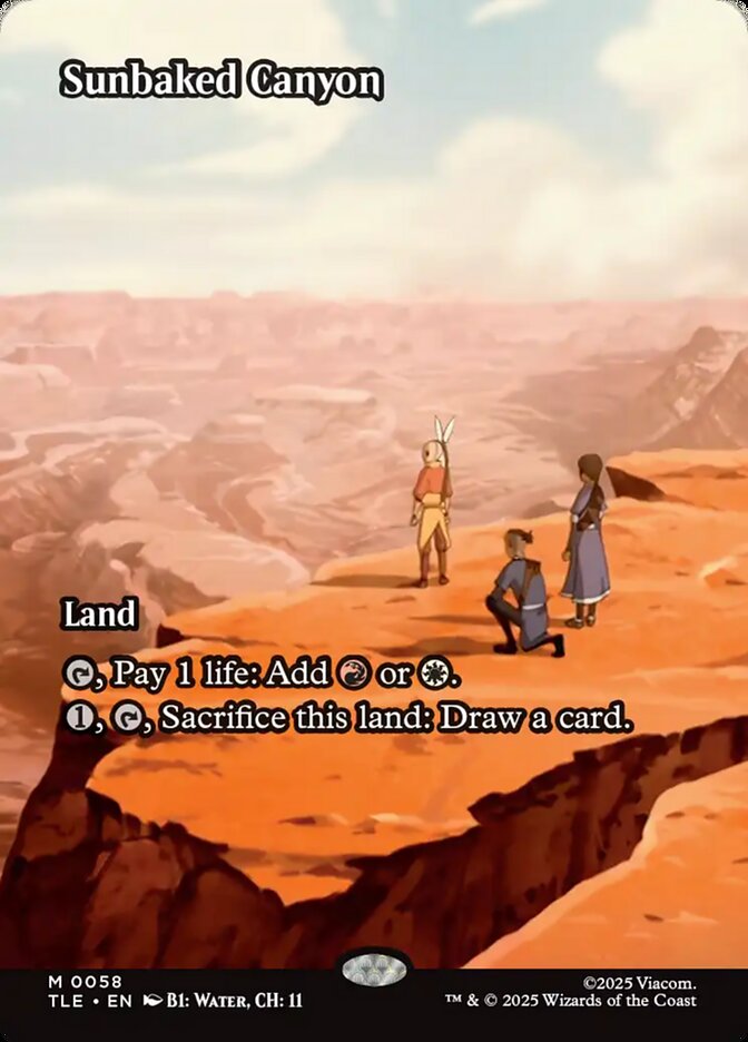 Sunbaked Canyon (Borderless)