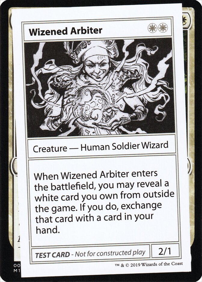 Wizened Arbiter (No PW Symbol)