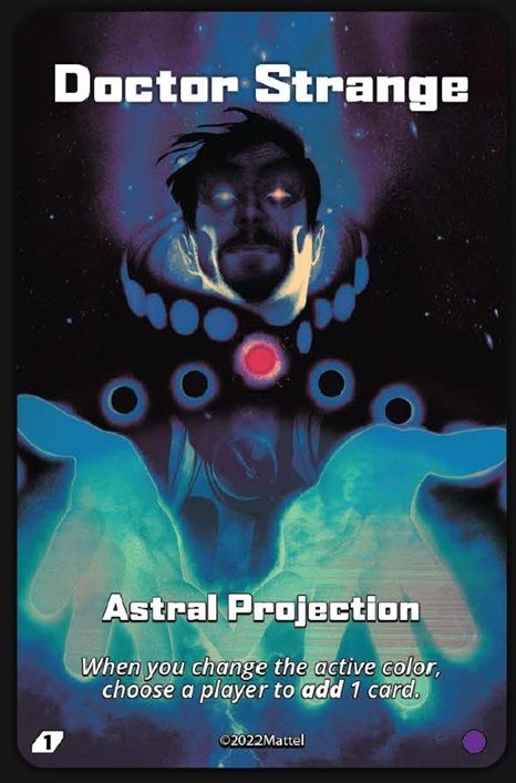 UNO Ultimate: Doctor Strange – Astral Projection Ultra Rare Foil Chase Card
