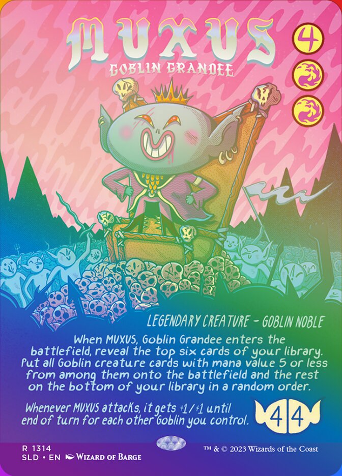 Muxus, Goblin Grandee (Rainbow Foil)