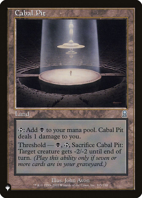 Cabal Pit - Magic: The Gathering