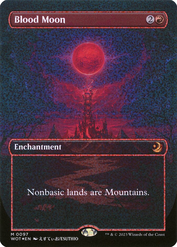 Blood Moon (Anime Borderless) (Confetti Foil)
