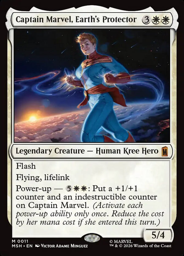 Captain Marvel, Earth's Protector - Magic: The Gathering