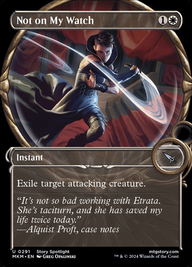 Not on my Watch (Showcase)