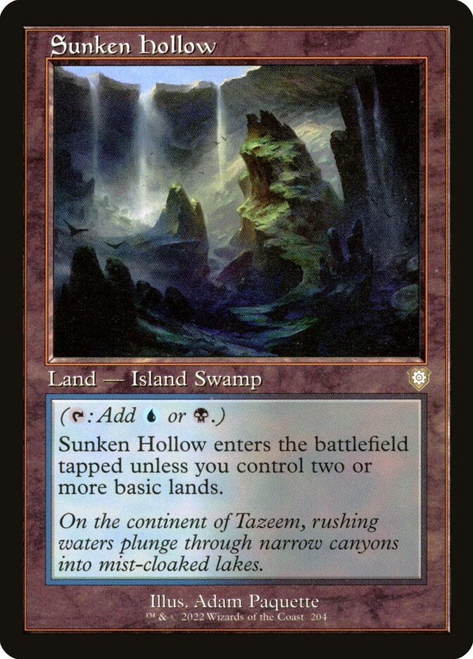 Sunken Hollow (Retro Frame)