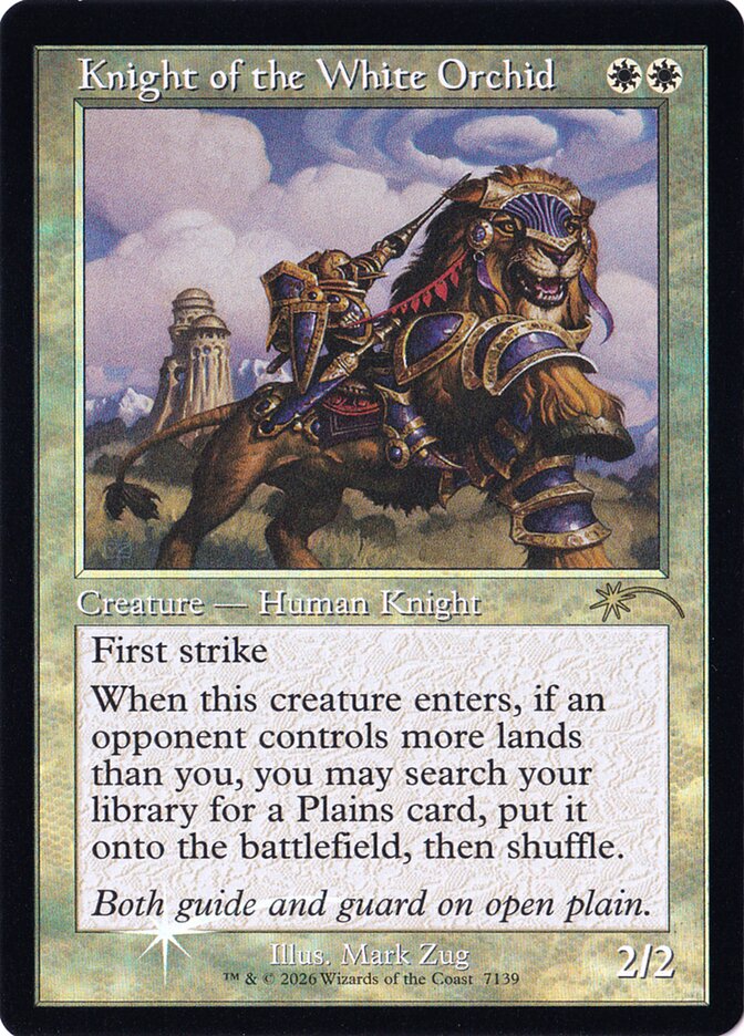 Knight of the White Orchid (Retro Frame)