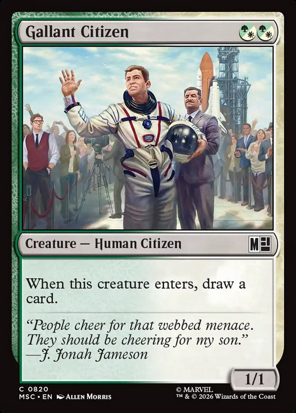 Gallant Citizen (MSC 820) - Magic: The Gathering
