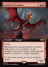 Caldera Pyremaw (Extended Art) - Magic: The Gathering