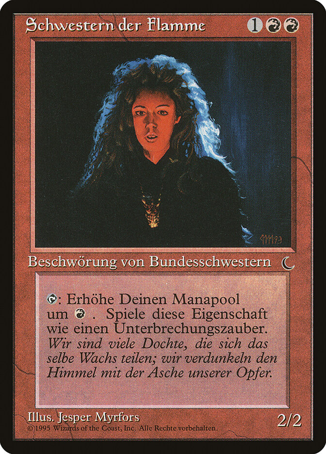 Sisters of the Flame (German) - "Schwestern der Flamme"