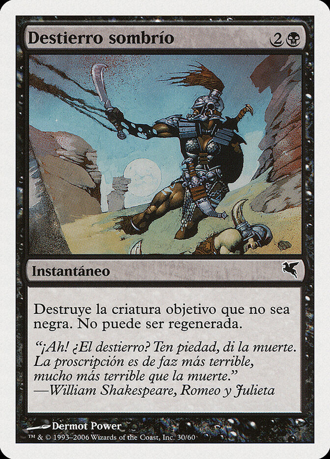 Dark Banishing (Spanish) - "Destierro sombrío"