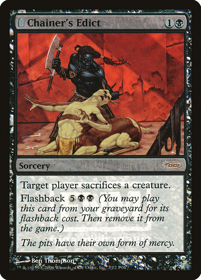 Chainer's Edict