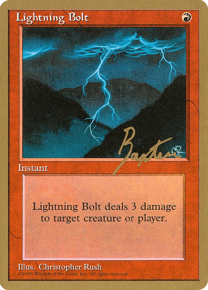 Lightning Bolt - 1996 George Baxter (4ED)