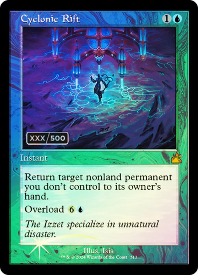 Cyclonic Rift (Retro Frame) (Serial Numbered)