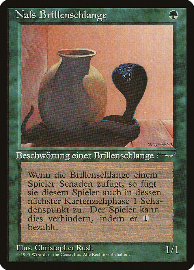 Nafs Asp (German) - "Nafs Brillenschlange"
