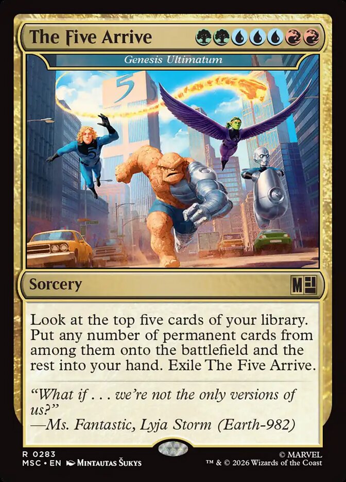 The Five Arrive - Genesis Ultimatum (Surge Foil)