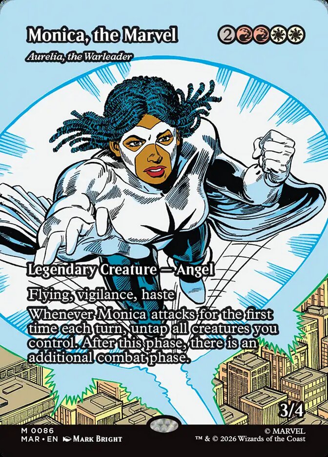 Monica, the Marvel - Aurelia, the Warleader (Borderless)