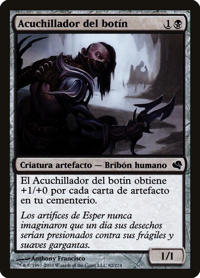 Salvage Slasher (Spanish) - "Acuchillador del botin"