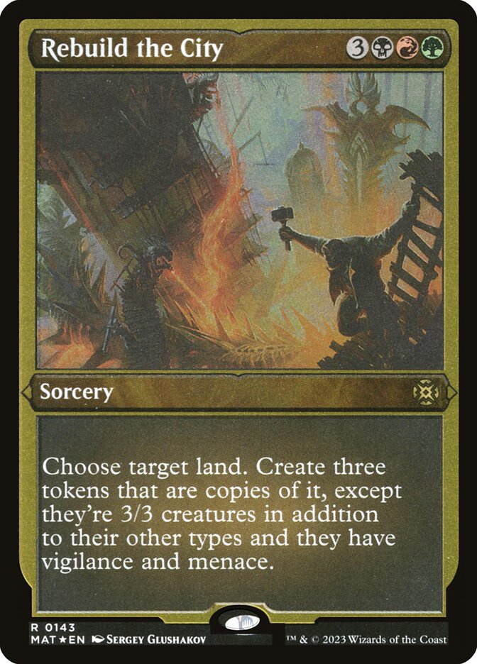 Rebuild the City (Foil Etched)
