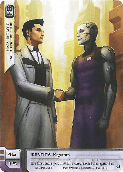 Android: Netrunner – Alternate Art Haas-Bioroid – Engineering the Future