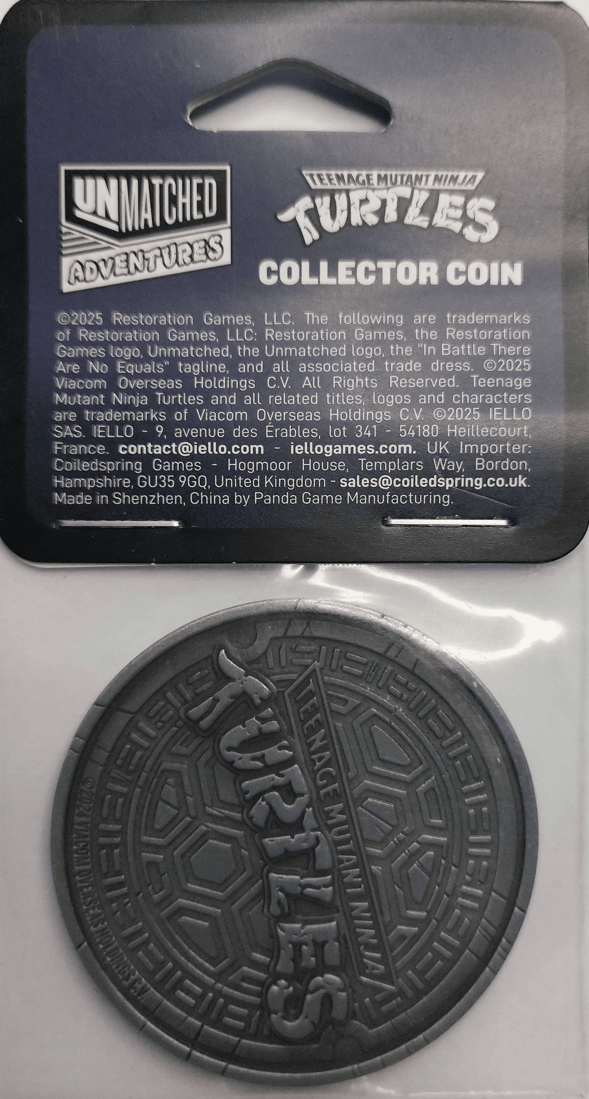 Unmatched Adventures: Teenage Mutant Ninja Turtles – Collector Coin