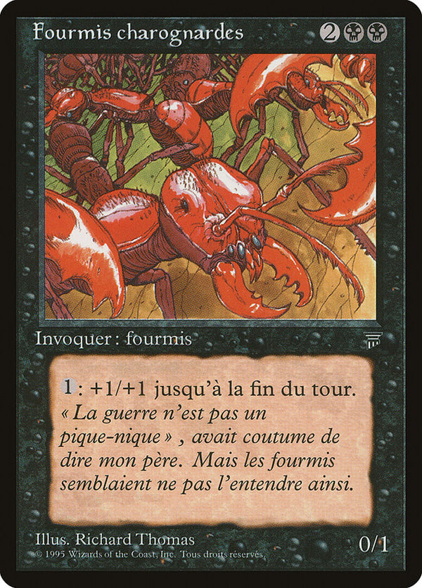Carrion Ants (French) - "Fourmis charognardes" - Magic: The Gathering