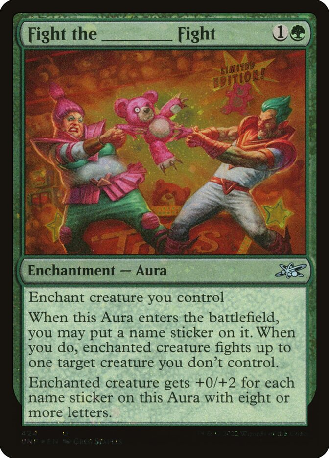 Fight the _______ Fight (Galaxy Foil)
